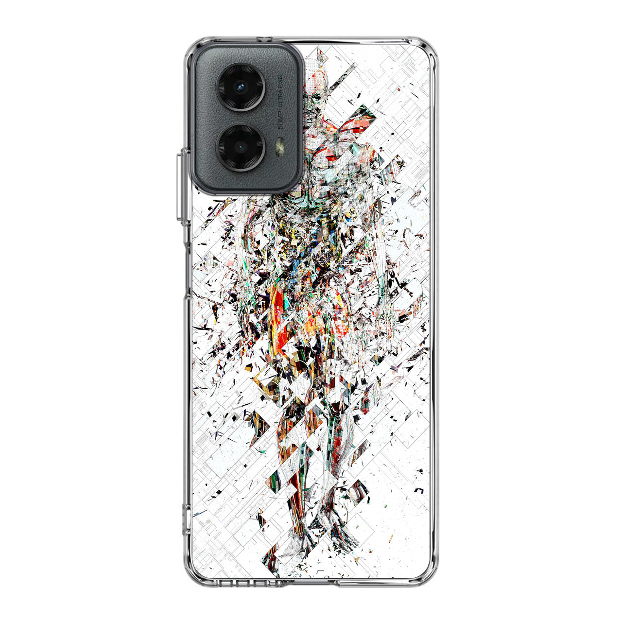 Fragmantacia Art Human Abstract Motorola Moto G 5G 2024 Case