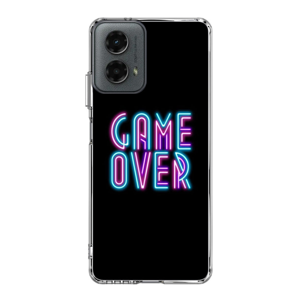 Game Over Neon Motorola Moto G 5G 2024 Case