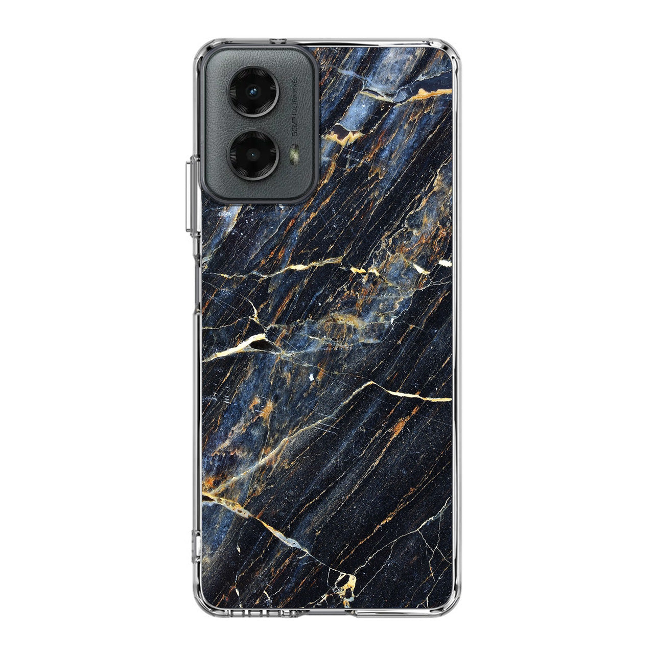 Golden Black Marble Motorola Moto G 5G 2024 Case