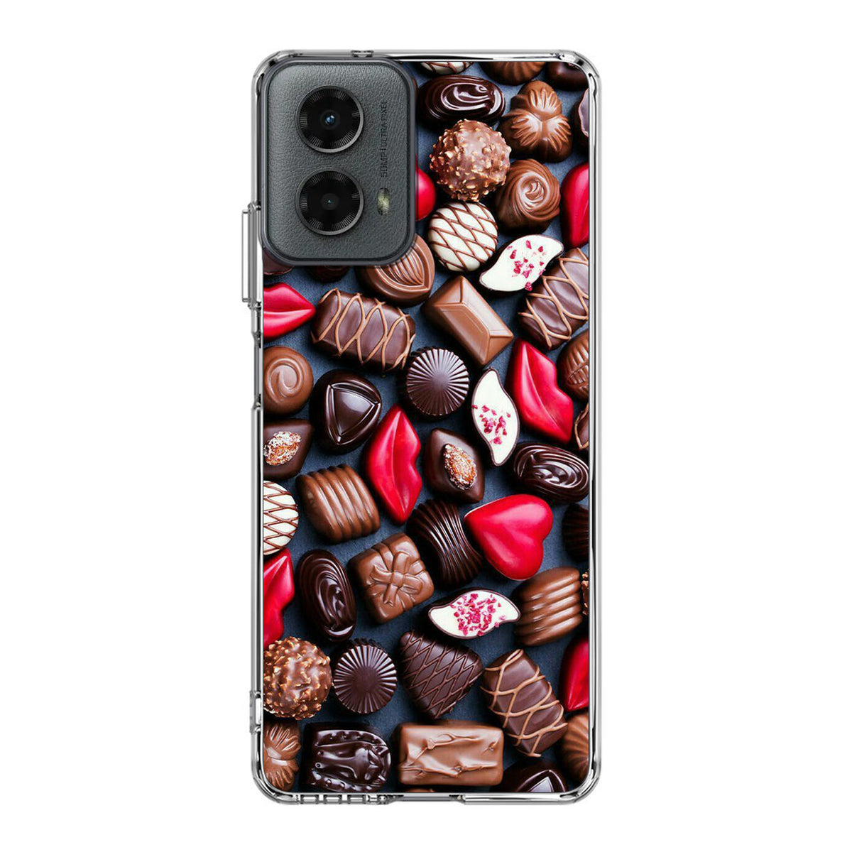 I Love Choco Pattern Motorola Moto G 5G 2024 Case