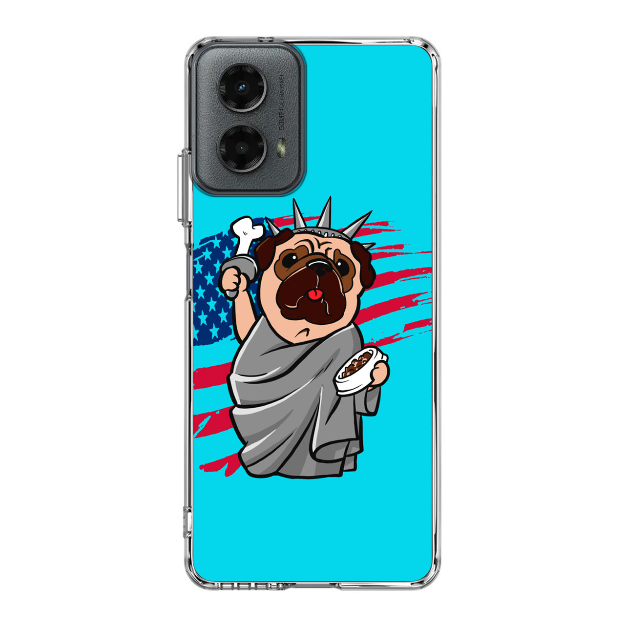 Independence Day Pug Motorola Moto G 5G 2024 Case