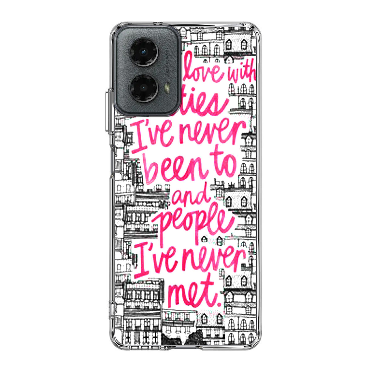 John Green Quotes I'm in Love With Cities Motorola Moto G 5G 2024 Case