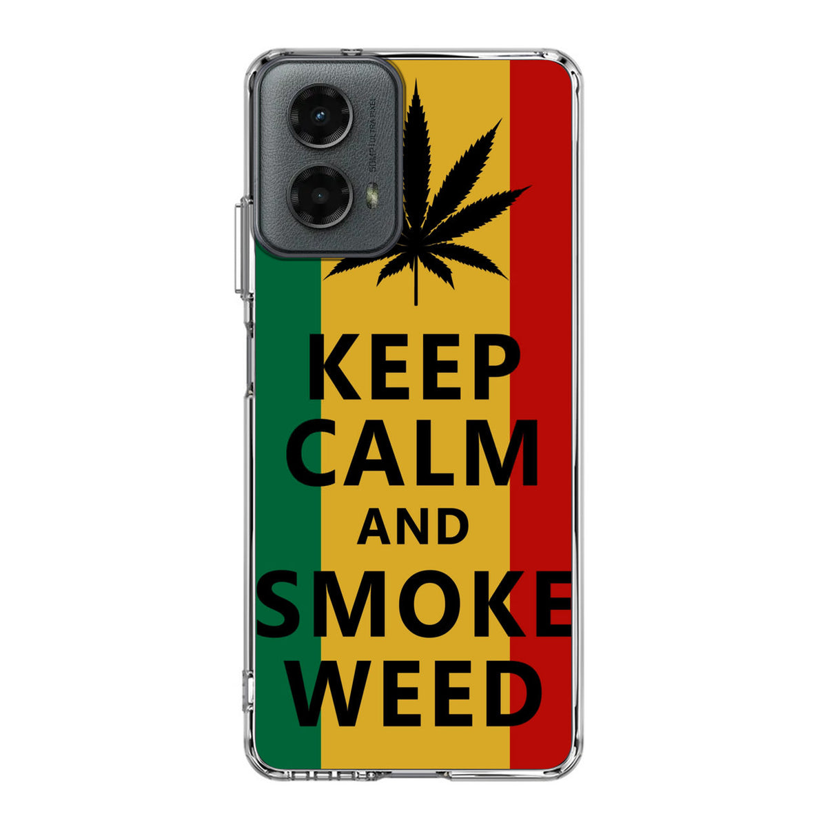 Keep Calm And Smoke Weed Motorola Moto G 5G 2024 Case
