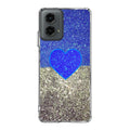 Love Glitter Blue and Grey Motorola Moto G 5G 2024 Case