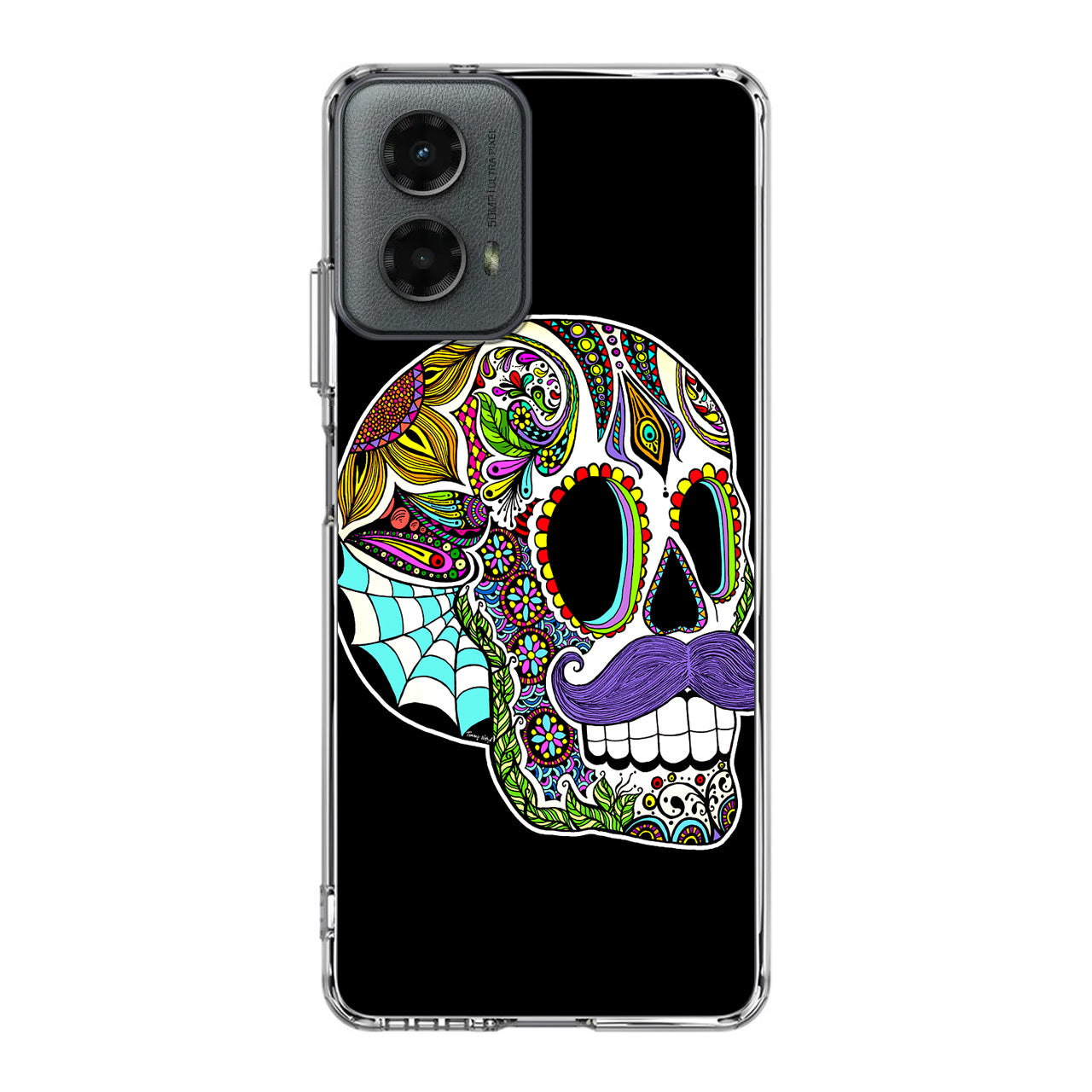 Mustache Sugar Skull Motorola Moto G 5G 2024 Case