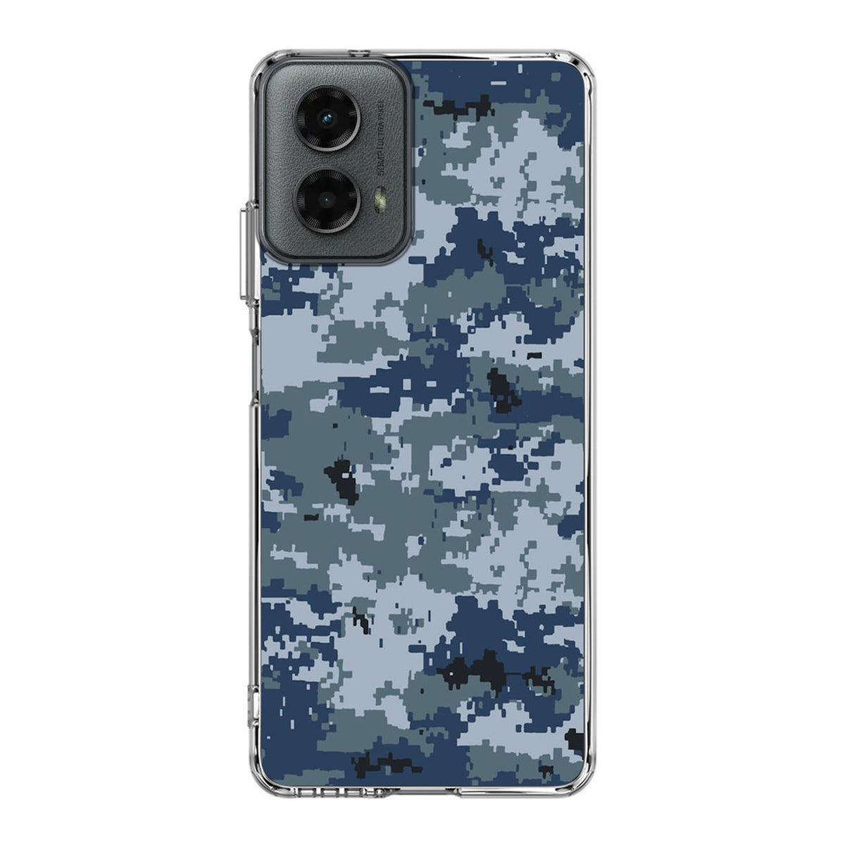 Navy Camo Motorola Moto G 5G 2024 Case