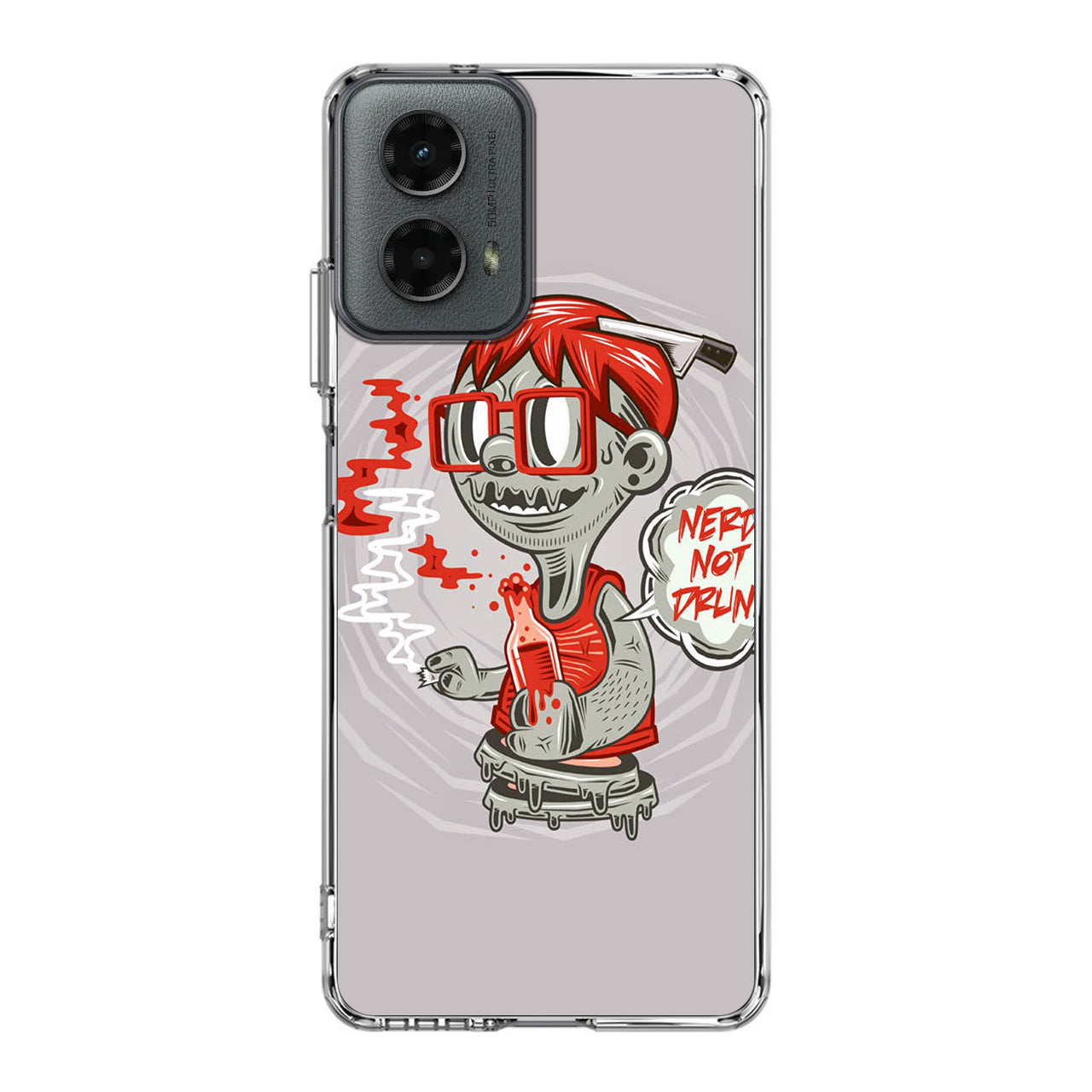 Nerd Not Drunk Zombie Motorola Moto G 5G 2024 Case