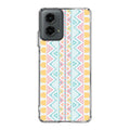 Peach Aztec Pattern Motorola Moto G 5G 2024 Case