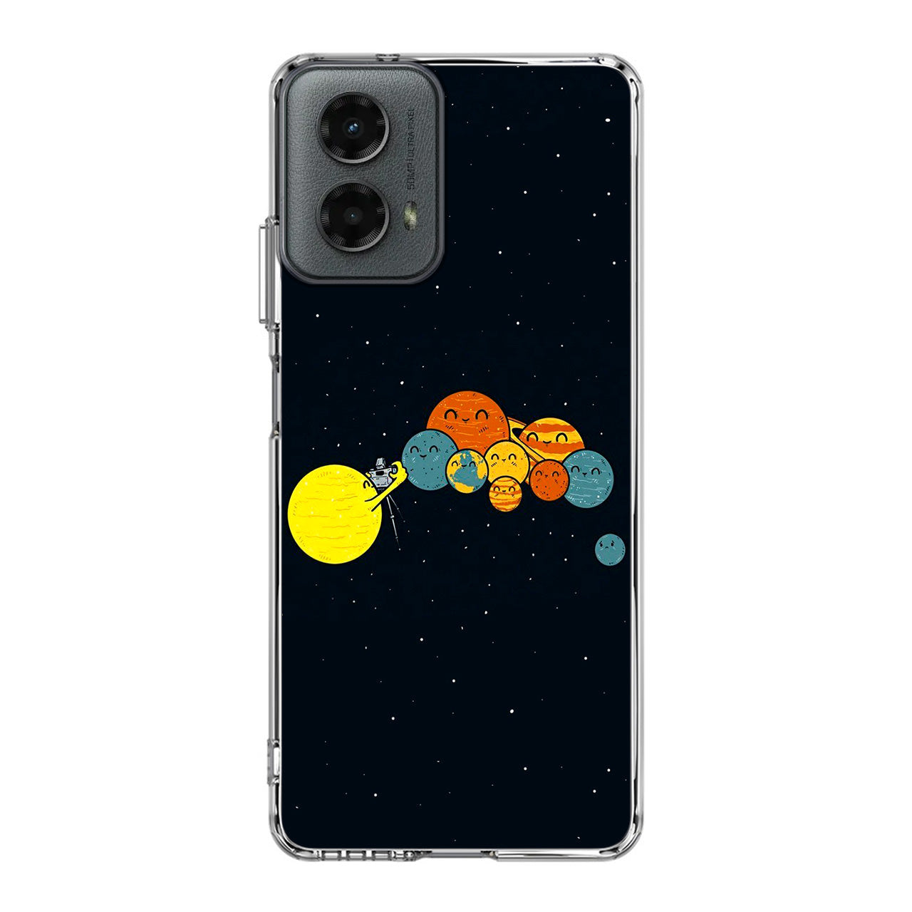 Planet Cute Illustration Motorola Moto G 5G 2024 Case