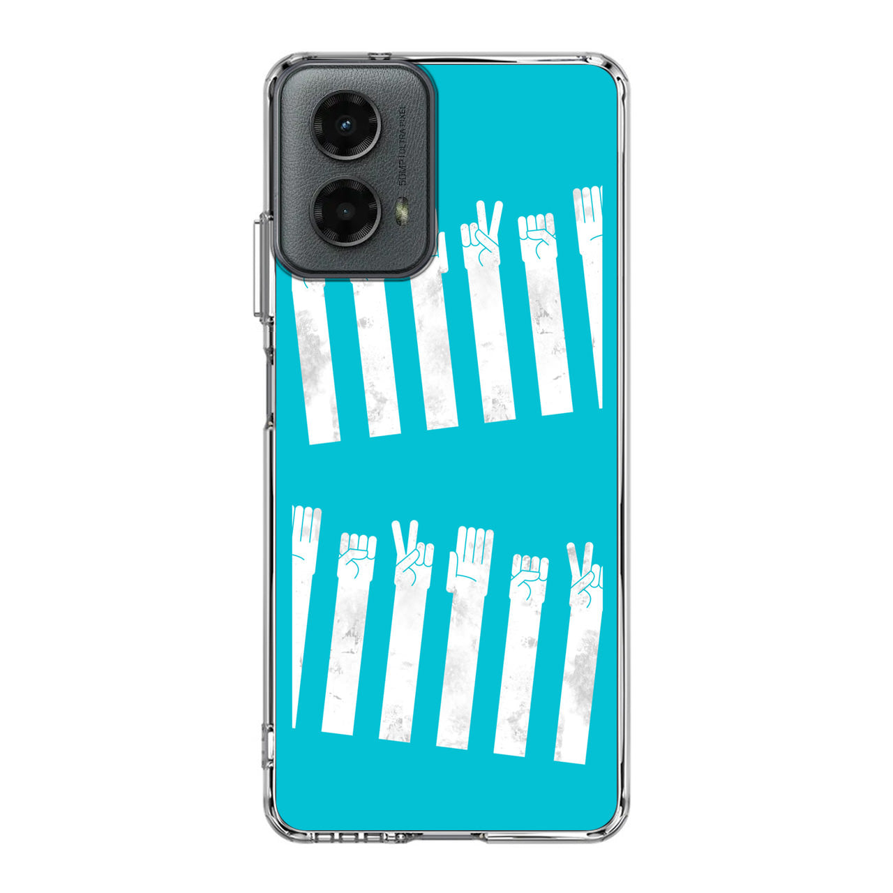 Rock–paper–scissors Zebra Crossing Motorola Moto G 5G 2024 Case
