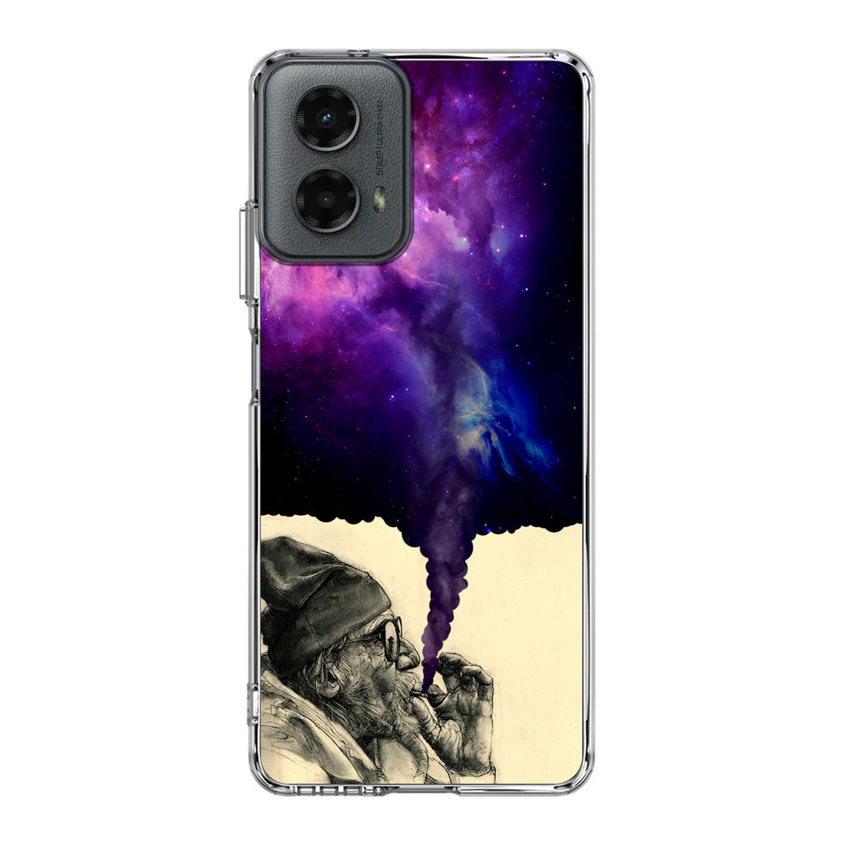 Smoking Galaxy Motorola Moto G 5G 2024 Case