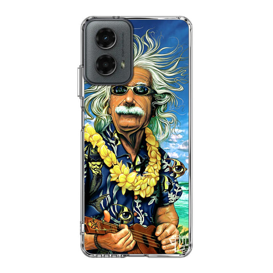 Albert Enstein On Vacation Motorola Moto G 5G 2024 Case