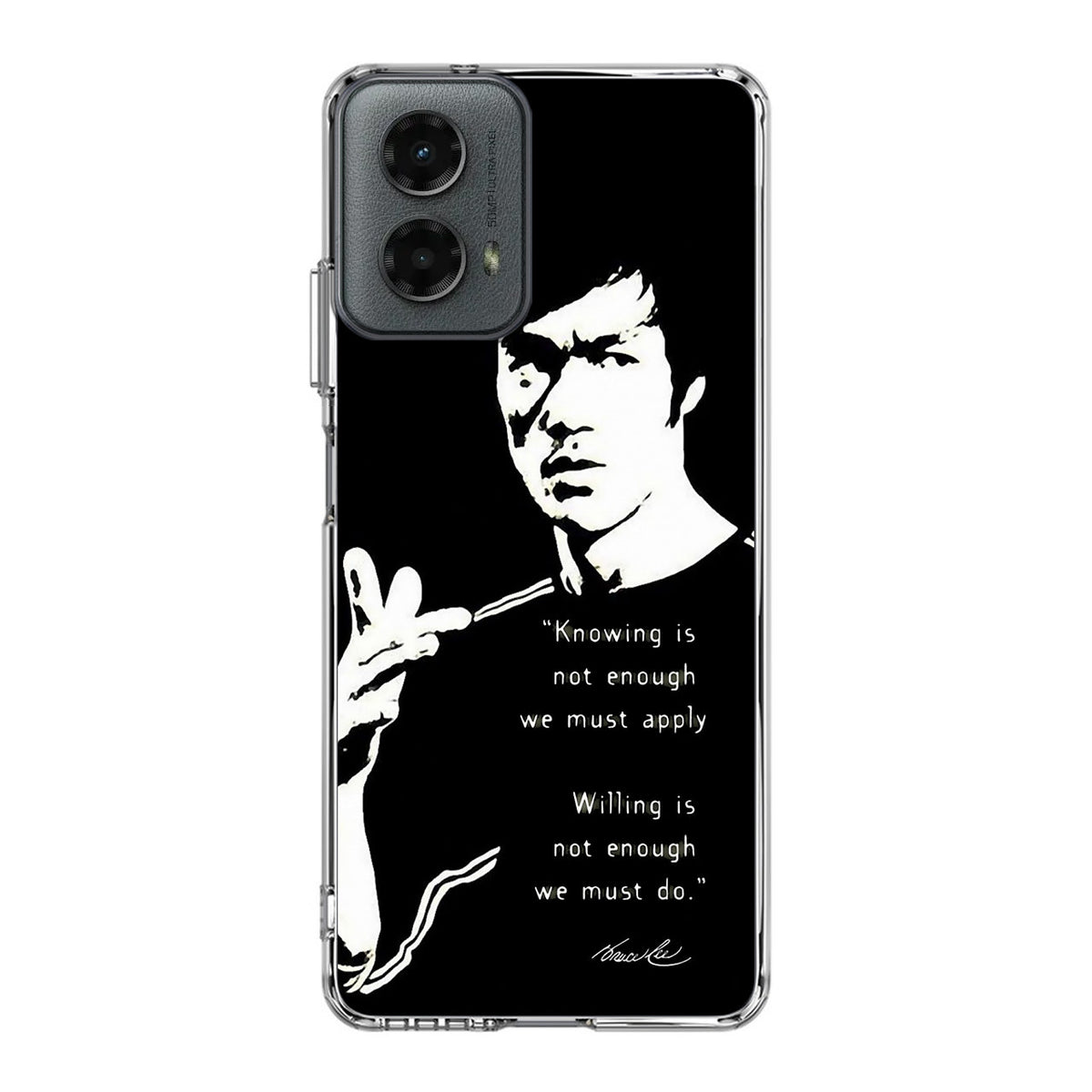 Bruce Lee Quotes Motorola Moto G 5G 2024 Case