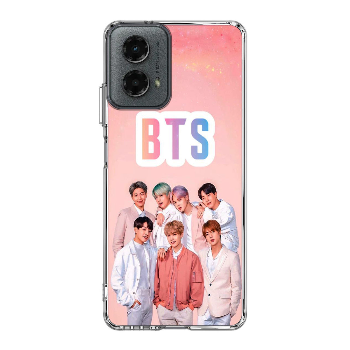BTS Member in Pink Motorola Moto G 5G 2024 Case