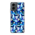 BTS Suga Blue Aesthetic Collage Motorola Moto G 5G 2024 Case
