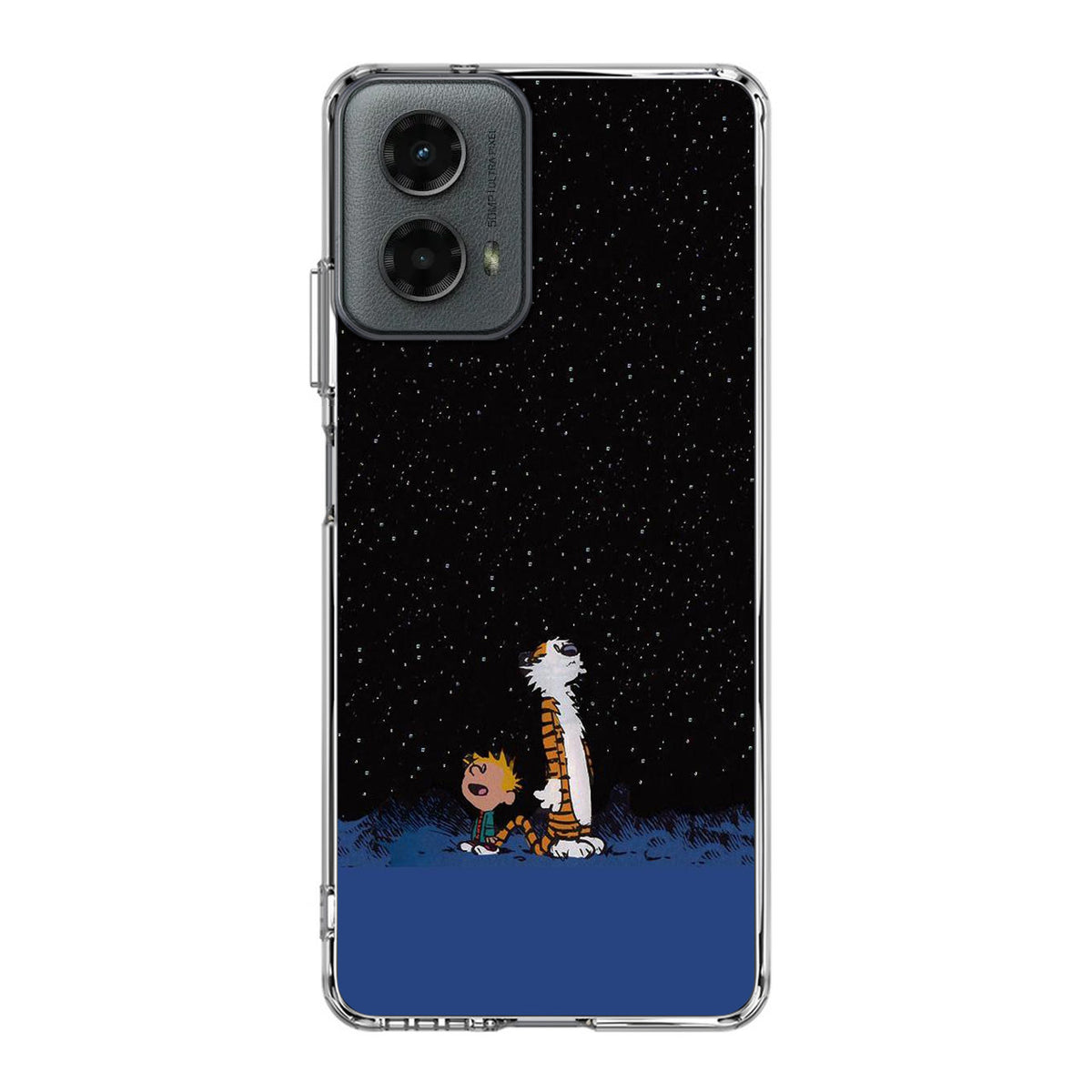 Calvin and Hobbes Space Motorola Moto G 5G 2024 Case