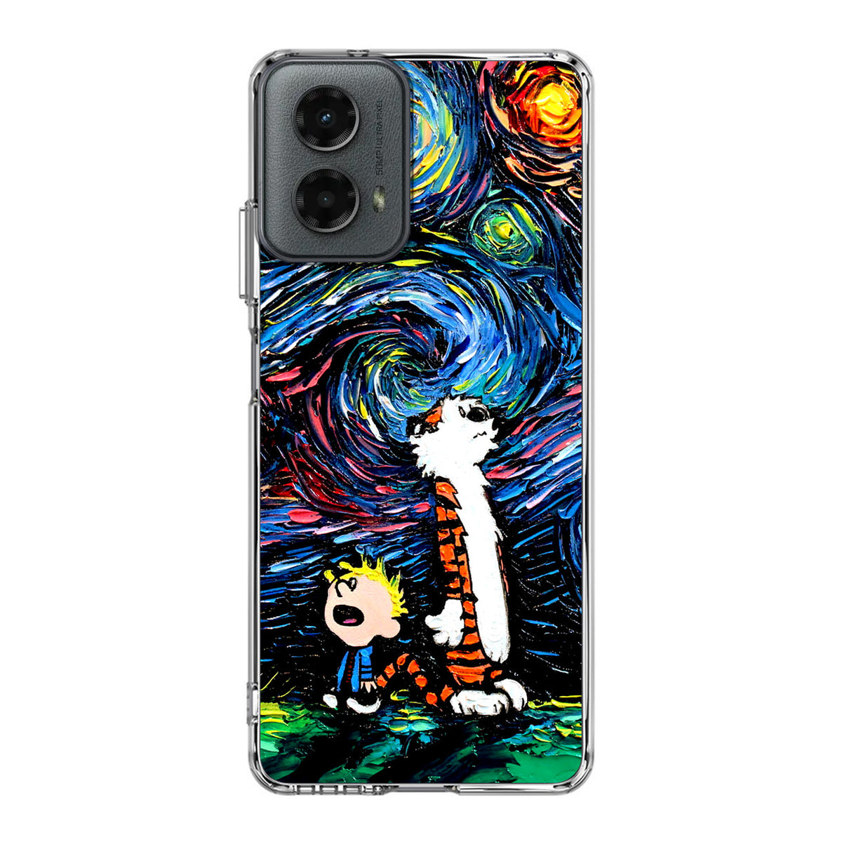 Calvin Art At Starry Night Motorola Moto G 5G 2024 Case