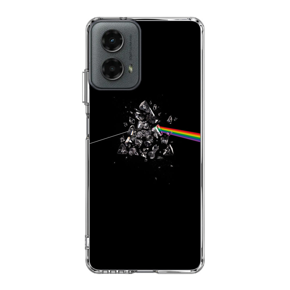 Glass Broken Light Refraction Motorola Moto G 5G 2024 Case