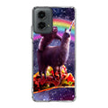 LLama And Sloth On Space Motorola Moto G 5G 2024 Case