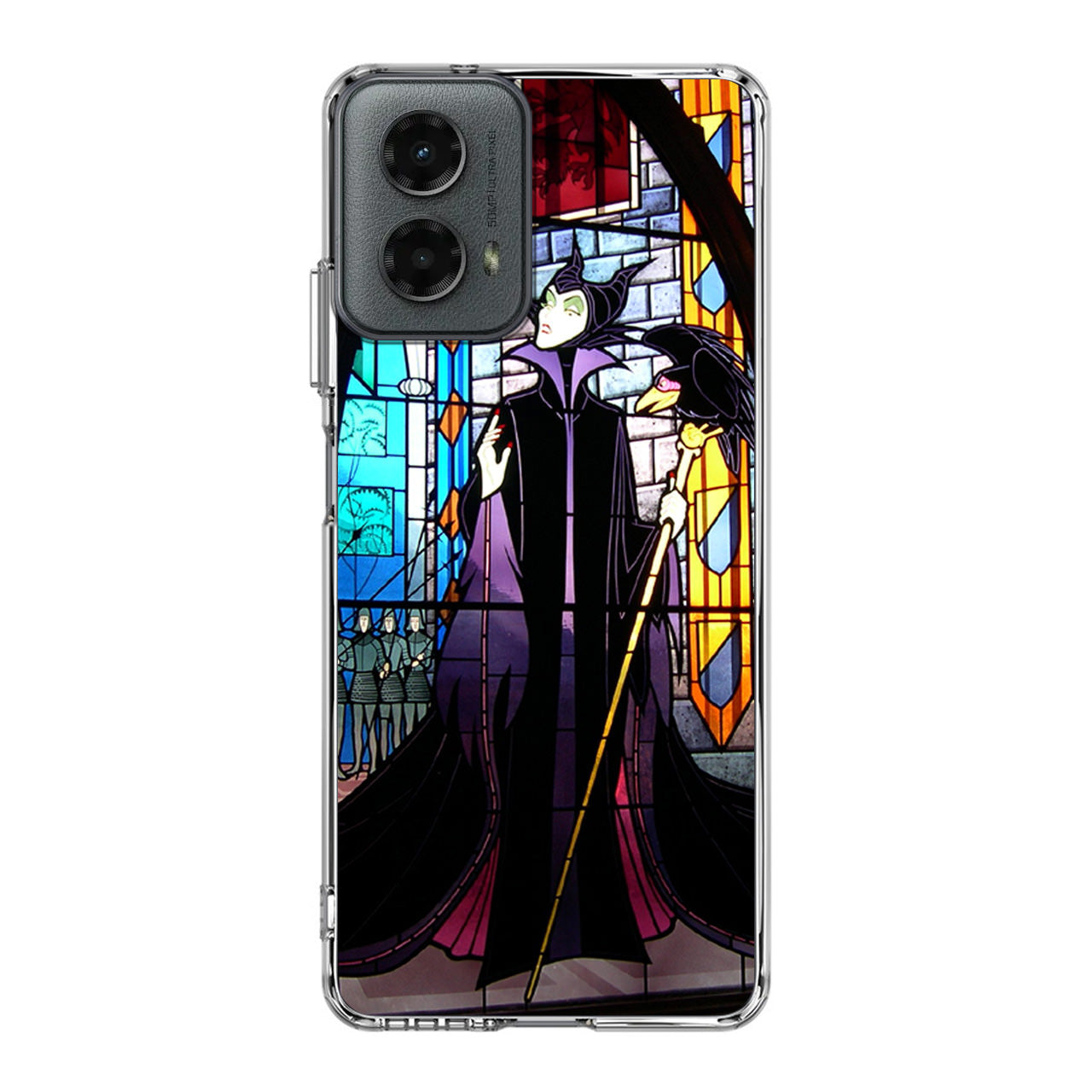 Maleficent Sleeping Beauty Glass Art Motorola Moto G 5G 2024 Case
