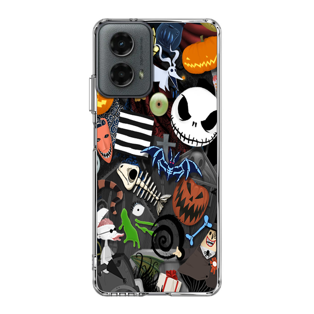 Nightmare Before Chrismast Collage Motorola Moto G 5G 2024 Case