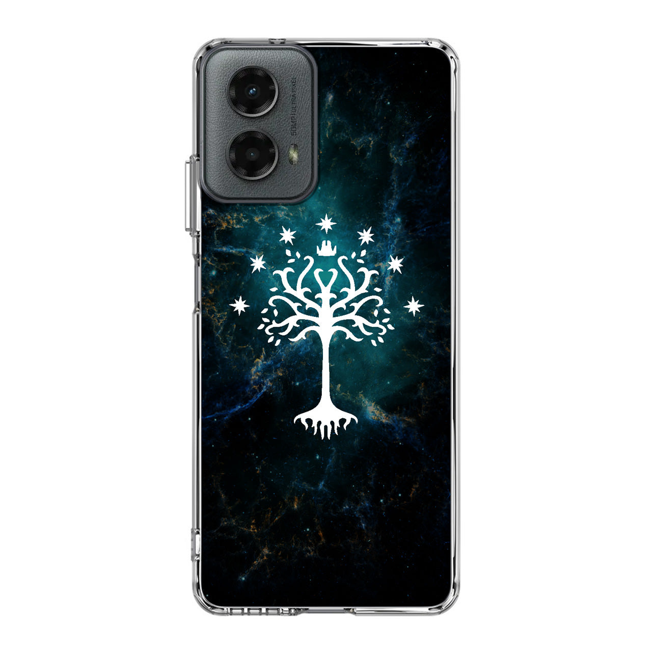White Tree Of Gondor In Space Nebula Motorola Moto G 5G 2024 Case