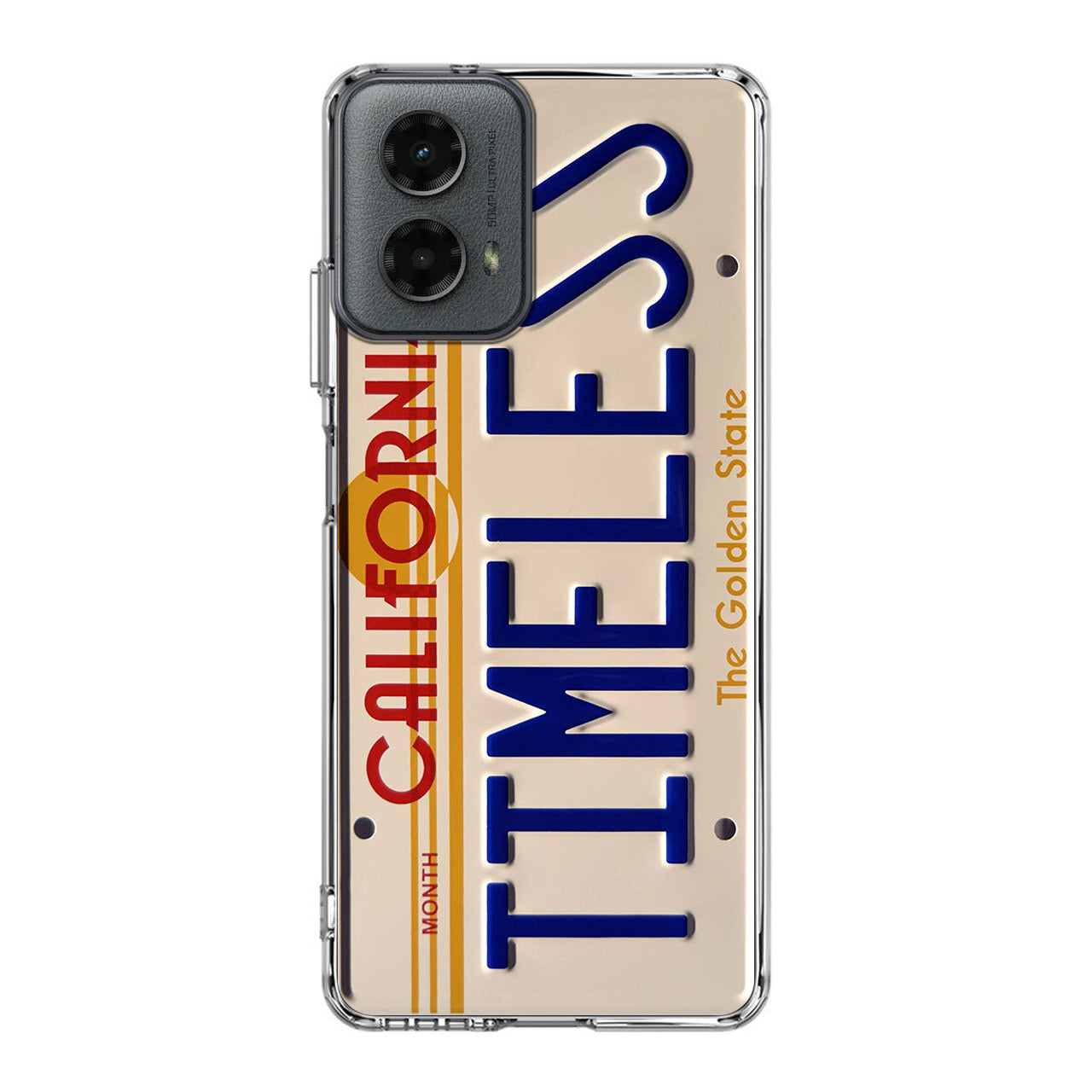 Back to the Future License Plate Timeless Motorola Moto G 5G 2024 Case