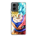 Goku SSJ 1 to SSJ Blue Motorola Moto G 5G 2024 Case