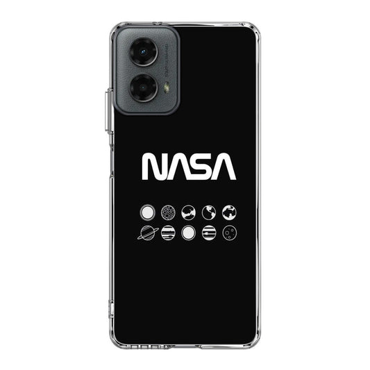 NASA Minimalist Motorola Moto G 5G 2024 Case