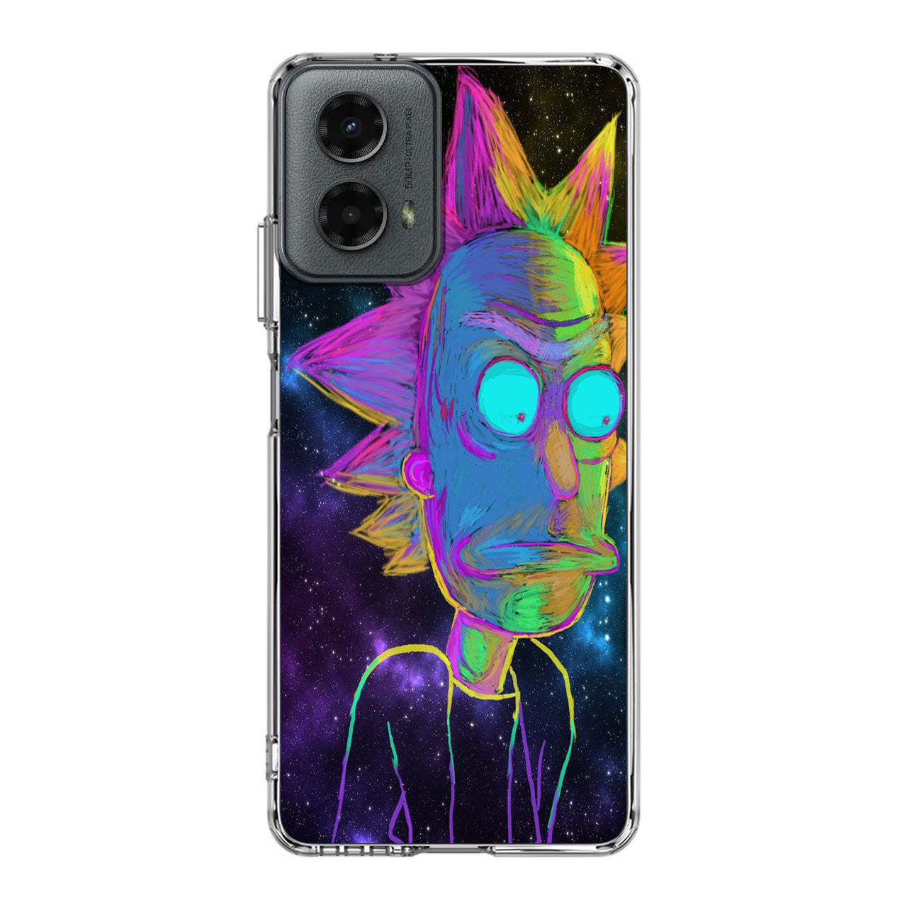 Rick Colorful Crayon Space Motorola Moto G 5G 2024 Case