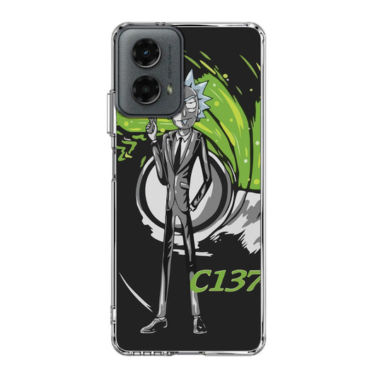 Rick Sanchez Agent C137 Motorola Moto G 5G 2024 Case
