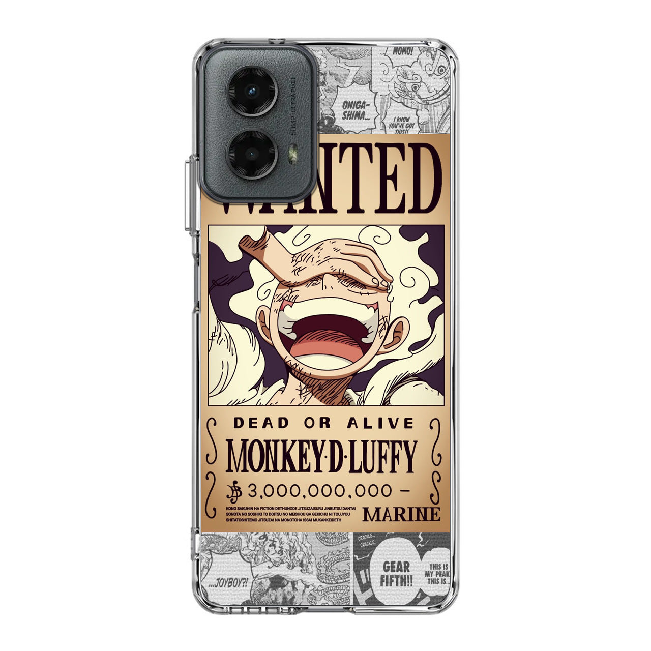 Gear 5 Wanted Poster Motorola Moto G 5G 2024 Case