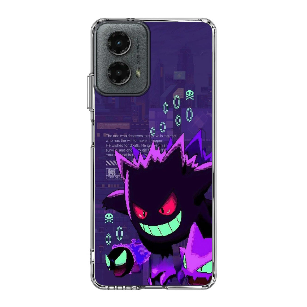 Gengar Pixel Art Motorola Moto G 5G 2024 Case