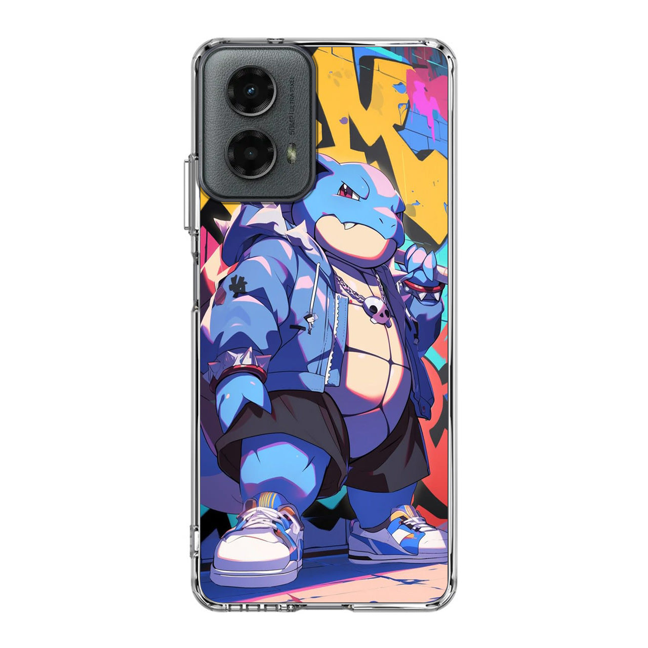 Blastoise Breaks The Block Motorola Moto G 5G 2024 Case