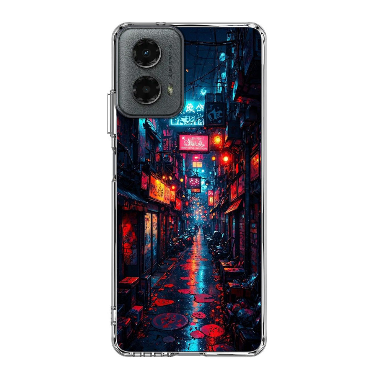 Neon Veins Of The Cyber City Motorola Moto G 5G 2024 Case