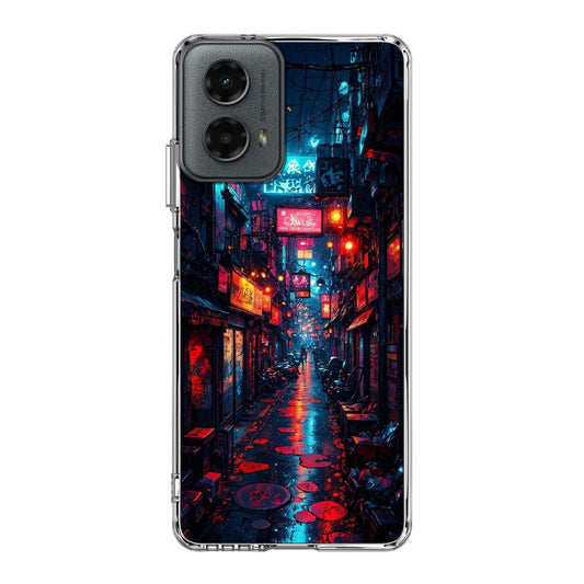 Neon Veins Of The Cyber City Motorola Moto G 5G 2024 Case