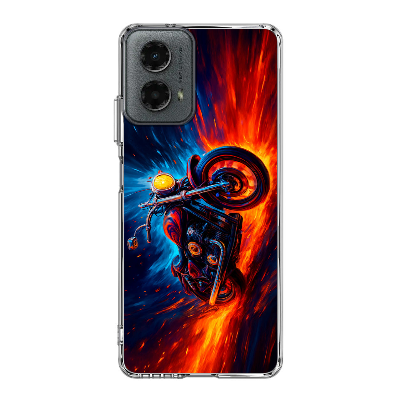 Ride Through Fire and Ice Motorola Moto G 5G 2024 Case