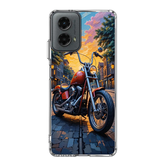 Sunset Thunder Ride Into the Glow Motorola Moto G 5G 2024 Case