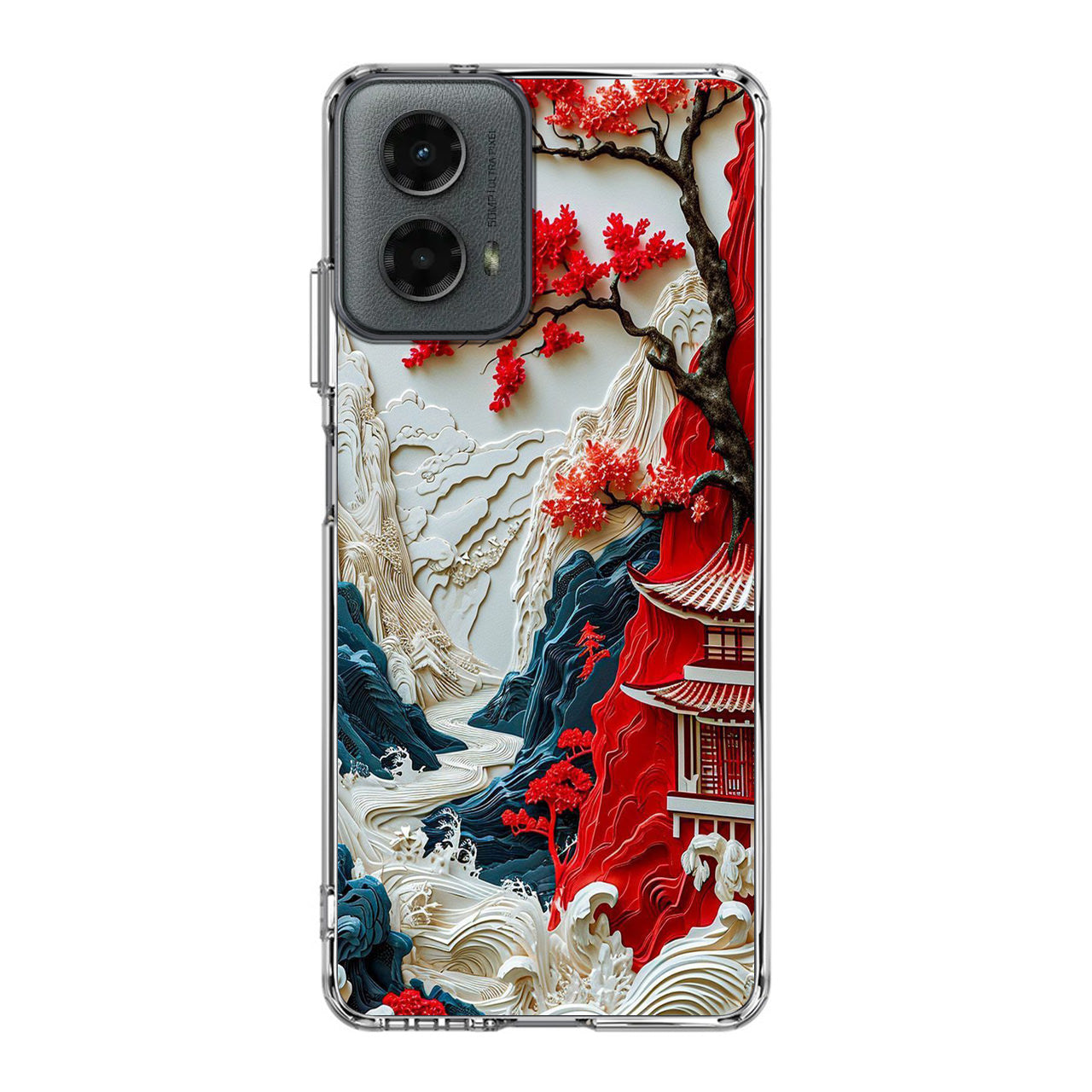 Whispers of the Crimson Zen Motorola Moto G 5G 2024 Case