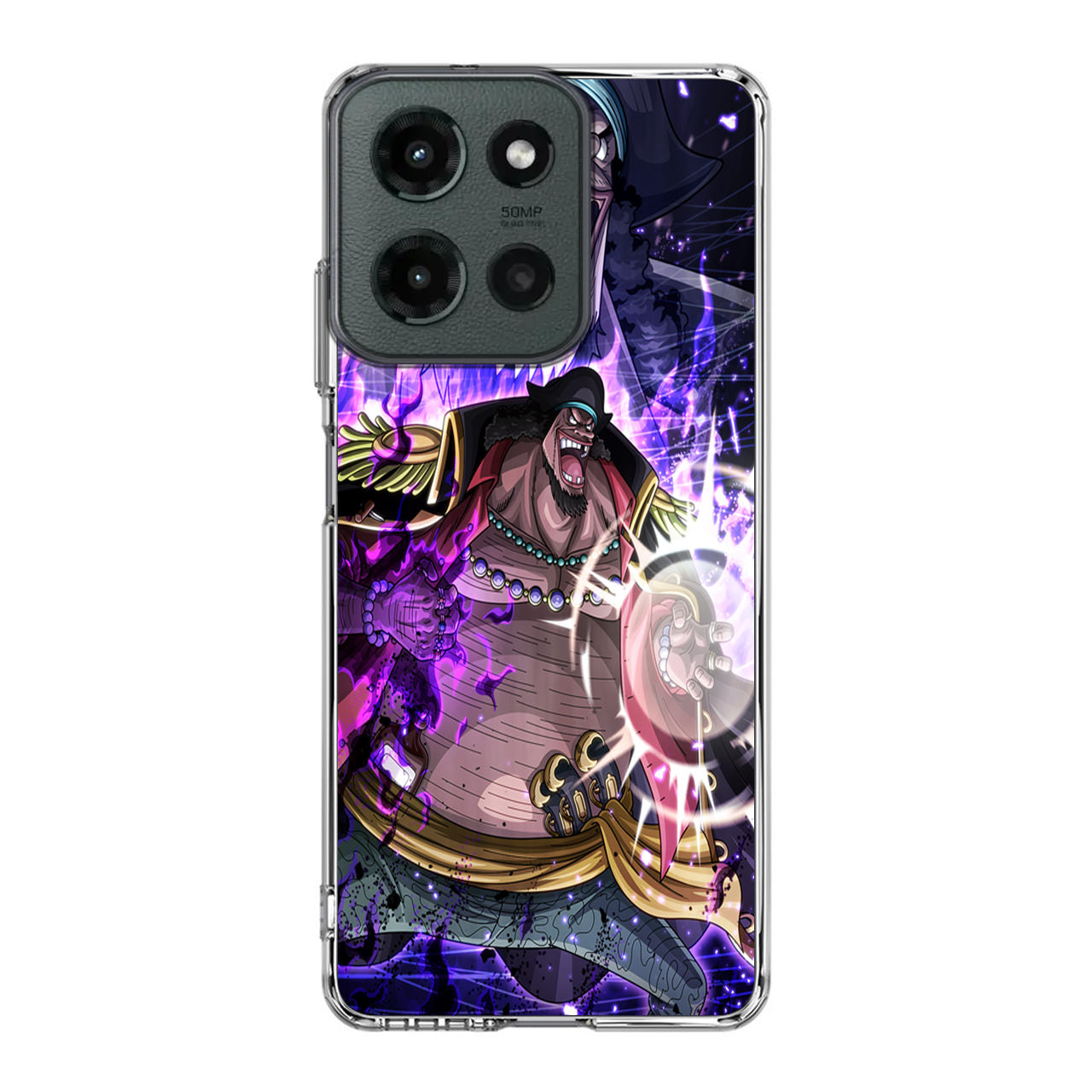 Kurohige With Two Devil Fruits Power Motorola Moto G 2025 Case