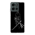 Roronoa Zoro Outlines Motorola Moto G 2025 Case