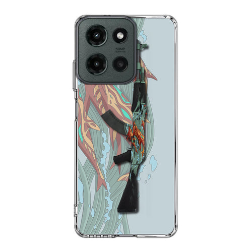 AK-47 Aquamarine Revenge Motorola Moto G 2025 Case