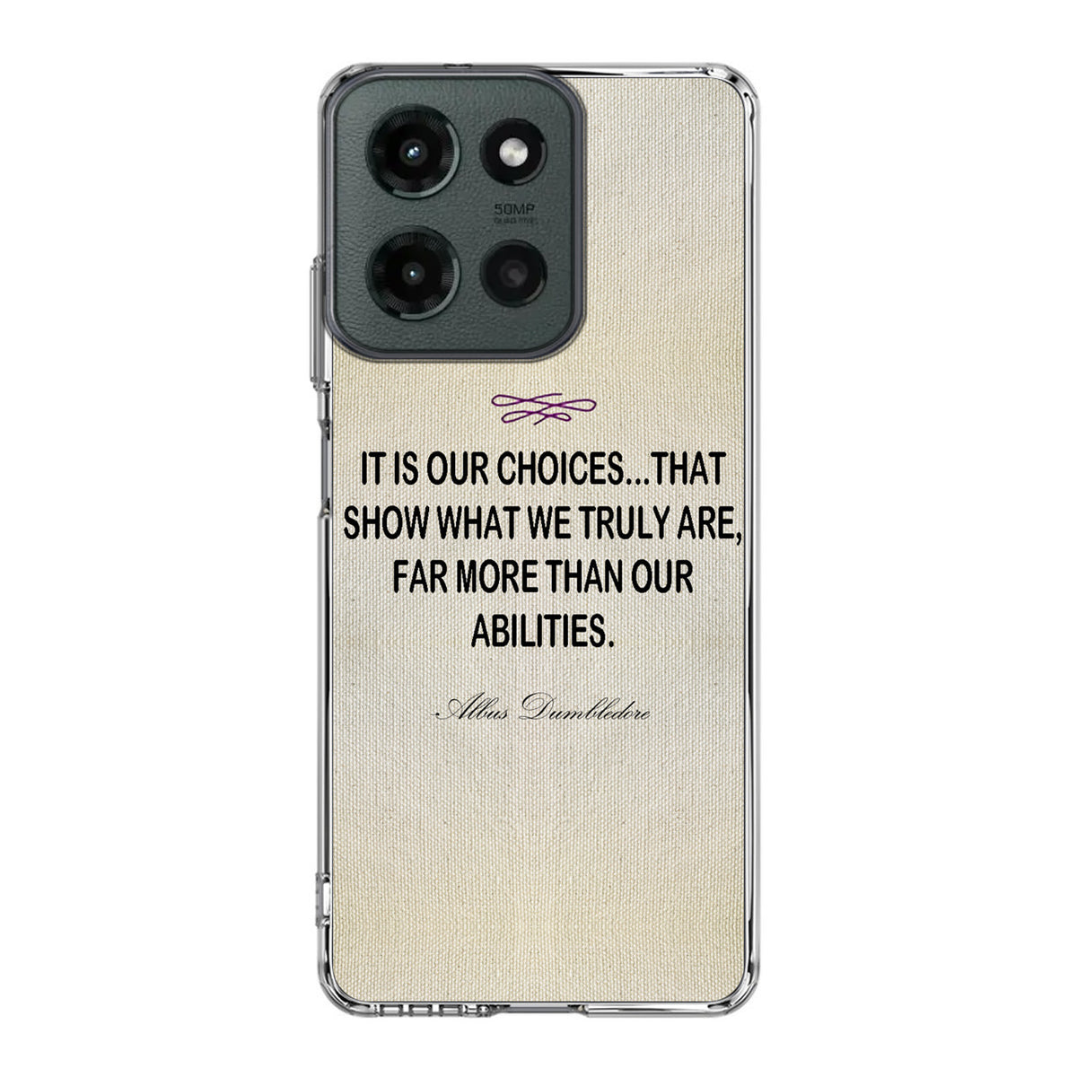 Albus Dumbledore Quote Motorola Moto G 2025 Case