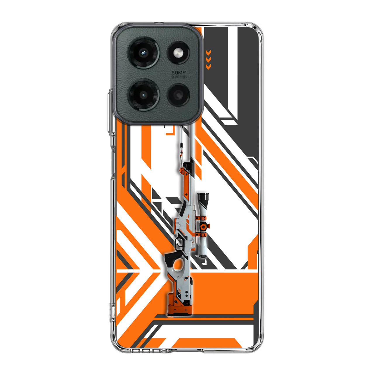 AWP Asiimov Motorola Moto G 2025 Case