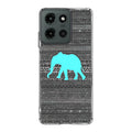 Aztec Elephant Turquoise Motorola Moto G 2025 Case