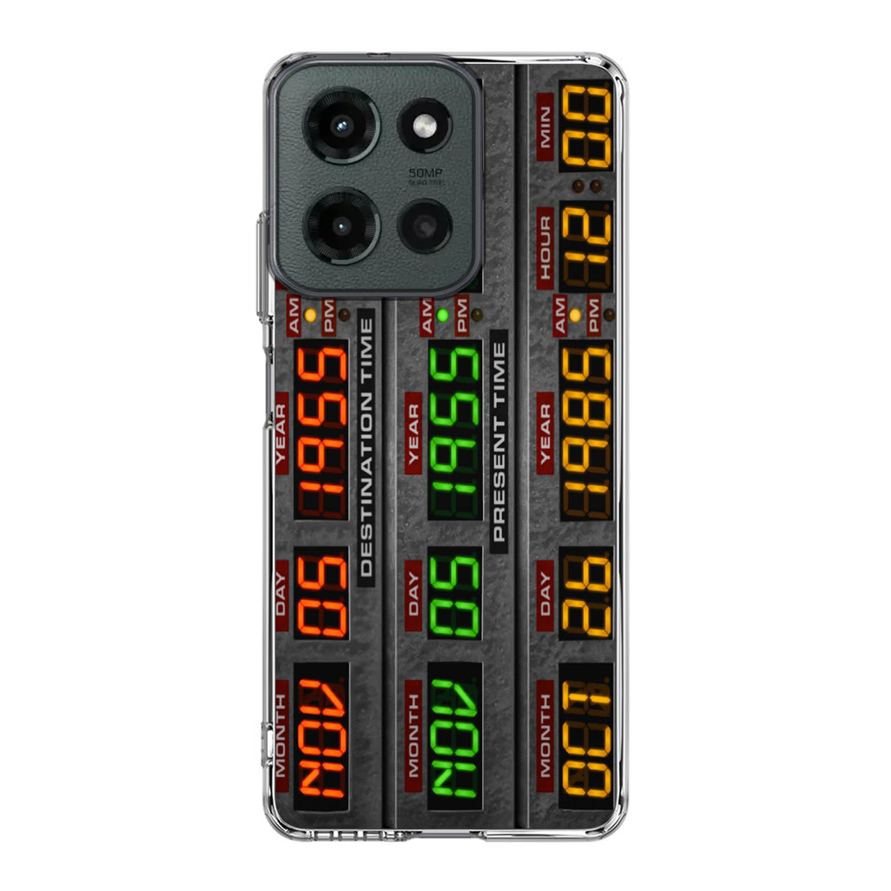 Back To The Future Time Circuits Motorola Moto G 2025 Case