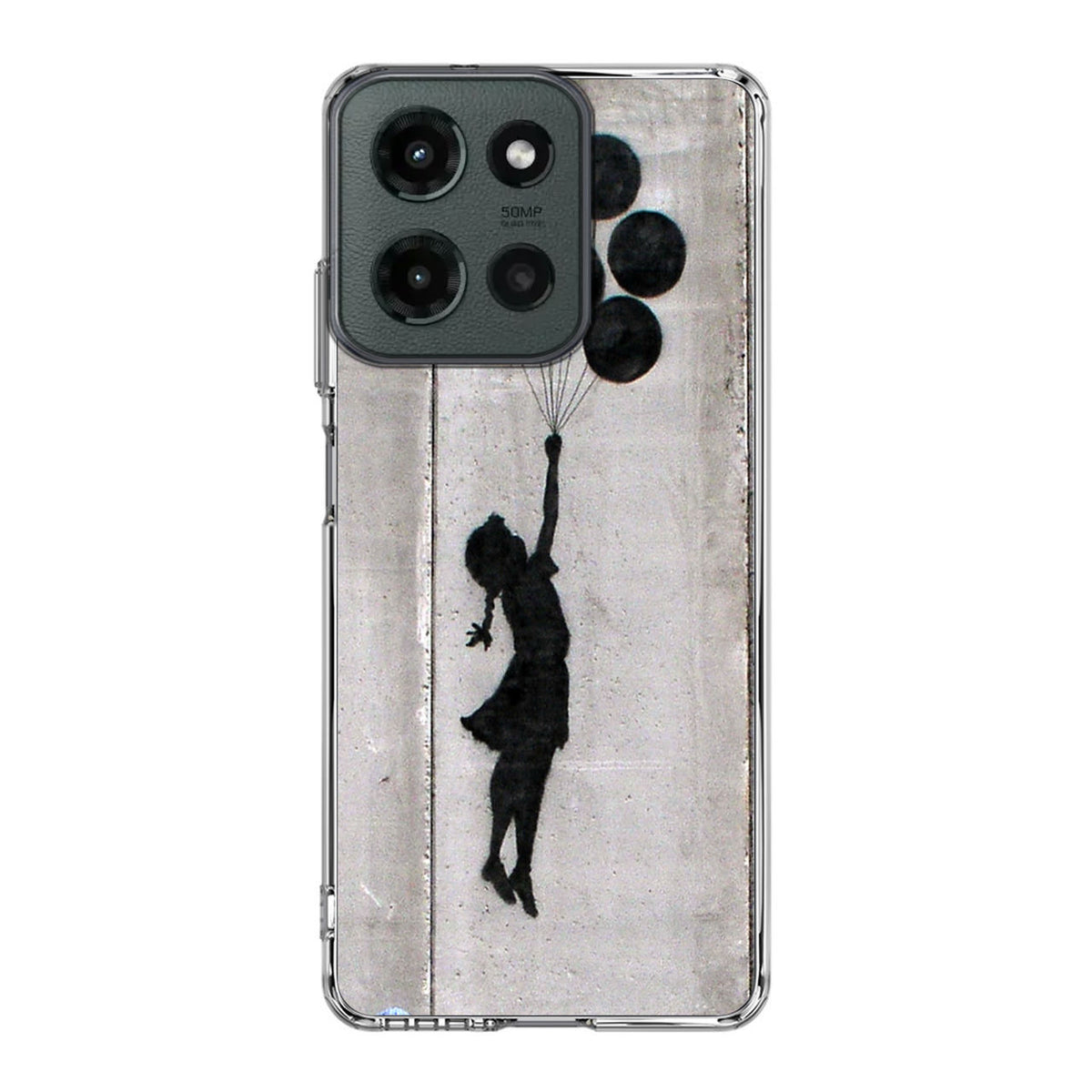 Banksy Girl With Balloons Motorola Moto G 2025 Case