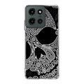 Black Skull Motorola Moto G 2025 Case