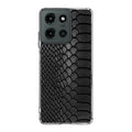 Black Snake Skin Texture Motorola Moto G 2025 Case