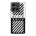 Black White Stripes Motorola Moto G 2025 Case